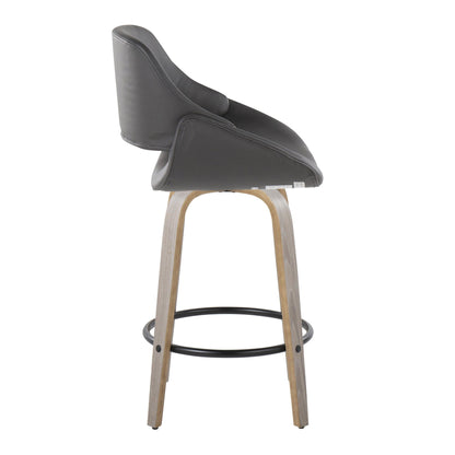 Majestic Office Furniture 26" Fixed-Height Counter Stool - Set of 2