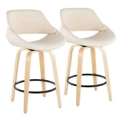 Majestic Office Furniture 26" Fixed-Height Counter Stool - Set of 2