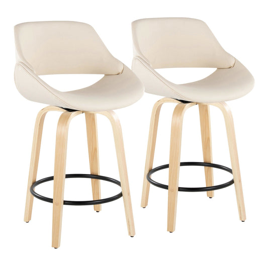 Majestic Office Furniture 26" Fixed-Height Counter Stool - Set of 2