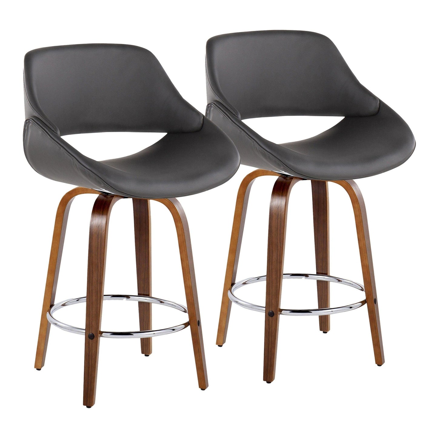 Majestic Office Furniture 26" Fixed-Height Counter Stool - Set of 2
