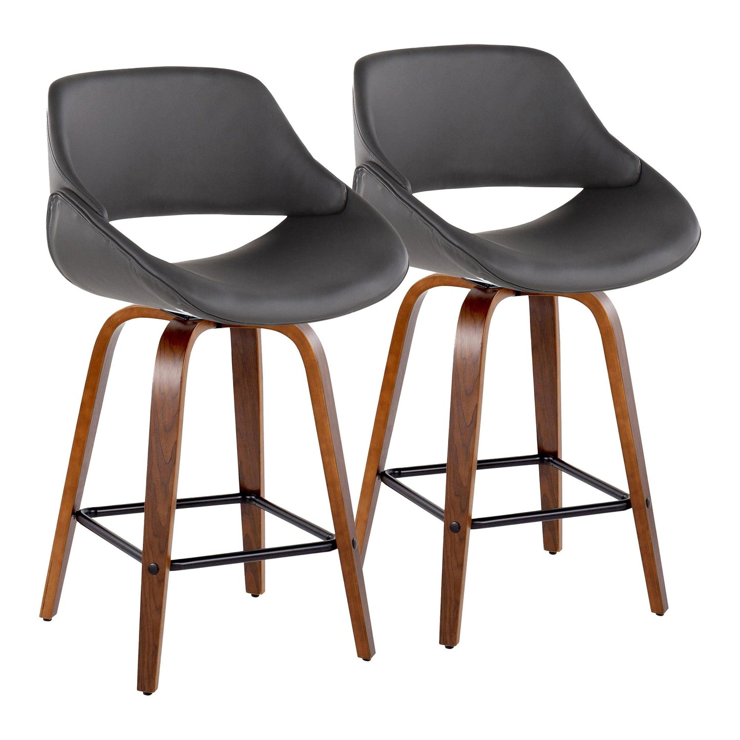Majestic Office Furniture 26" Fixed-Height Counter Stool - Set of 2