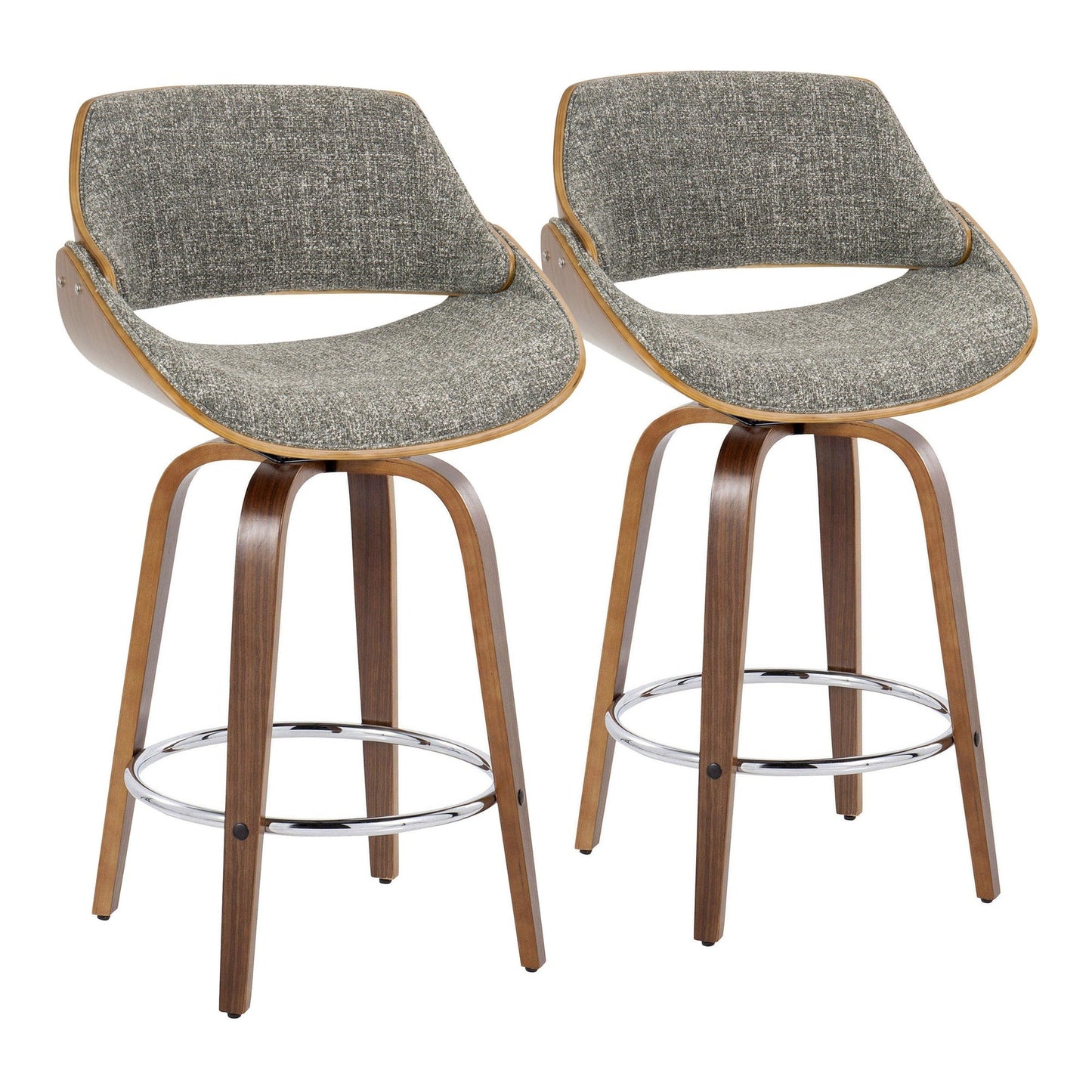 Majestic Office Furniture 26" Fixed-Height Counter Stool - Set of 2