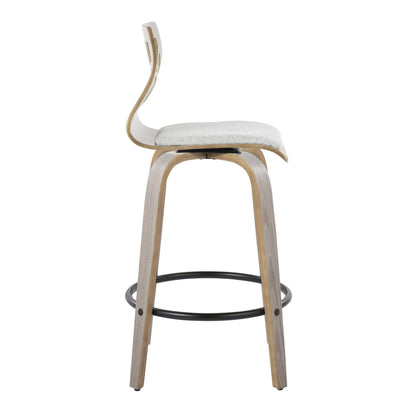 Majestic Office Furniture 26" Fixed-Height Counter Stool - Set of 2