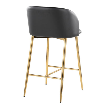 Majestic Office Furniture 26" Fixed-Height Counter Stool - Set of 2