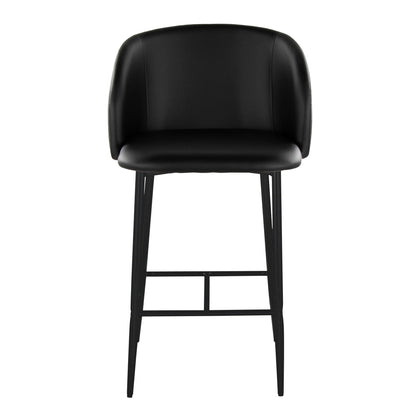 Majestic Office Furniture 26" Fixed-Height Counter Stool - Set of 2