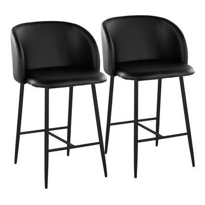 Majestic Office Furniture 26" Fixed-Height Counter Stool - Set of 2