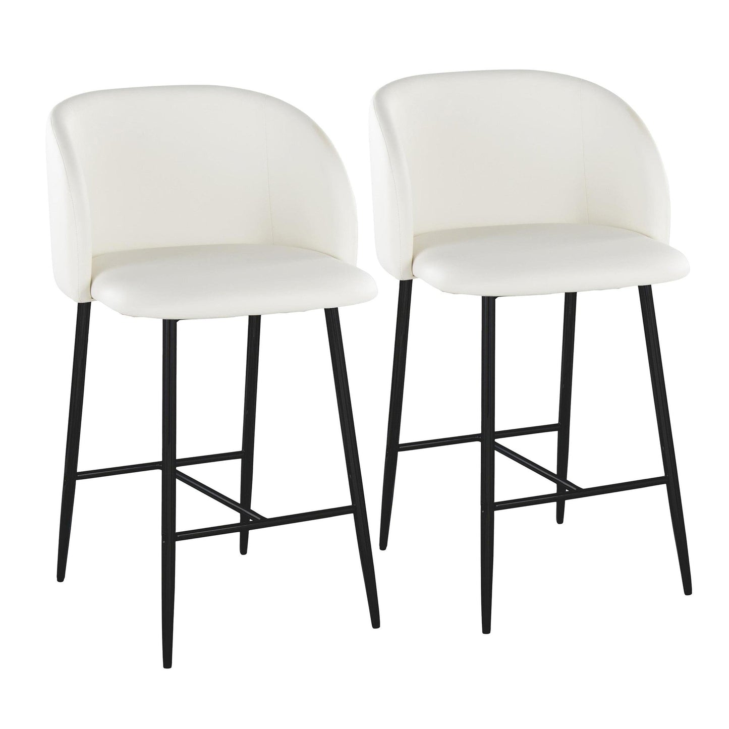 Majestic Office Furniture 26" Fixed-Height Counter Stool - Set of 2