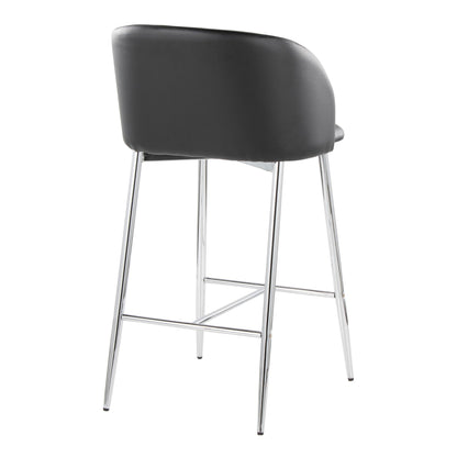 Majestic Office Furniture 26" Fixed-Height Counter Stool - Set of 2