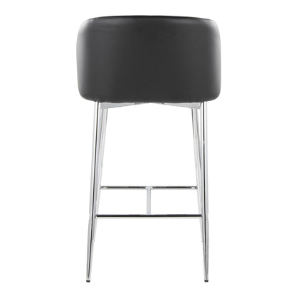 Majestic Office Furniture 26" Fixed-Height Counter Stool - Set of 2