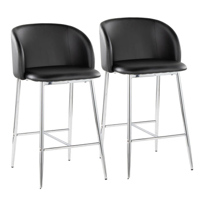 Majestic Office Furniture 26" Fixed-Height Counter Stool - Set of 2