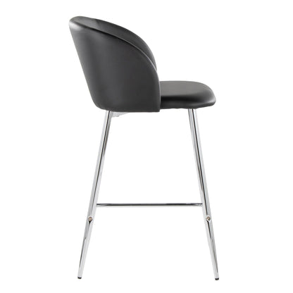 Majestic Office Furniture 26" Fixed-Height Counter Stool - Set of 2