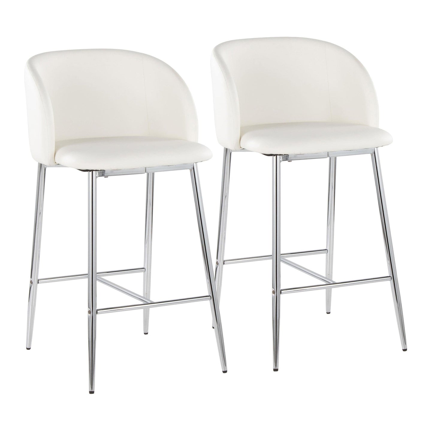 Majestic Office Furniture 26" Fixed-Height Counter Stool - Set of 2