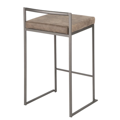 Majestic Office Furniture Stacker 26" Fixed-Height Counter Stool - Set Of 3