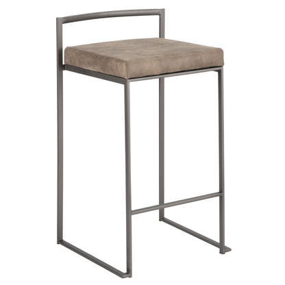 Majestic Office Furniture Stacker 26" Fixed-Height Counter Stool - Set Of 3