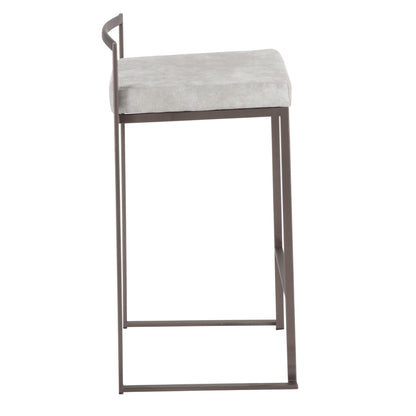 Majestic Office Furniture Stacker 26" Fixed-Height Counter Stool - Set Of 3