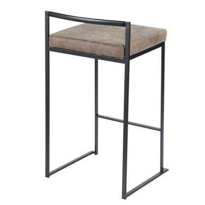 Majestic Office Furniture Stacker 26" Fixed-Height Counter Stool - Set Of 3