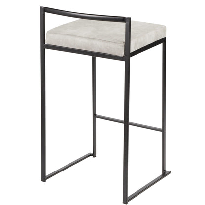 Majestic Office Furniture Stacker 26" Fixed-Height Counter Stool - Set Of 3