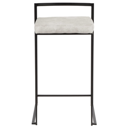 Majestic Office Furniture Stacker 26" Fixed-Height Counter Stool - Set Of 3