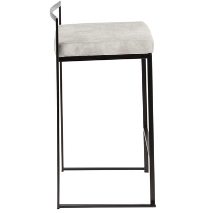 Majestic Office Furniture Stacker 26" Fixed-Height Counter Stool - Set Of 3