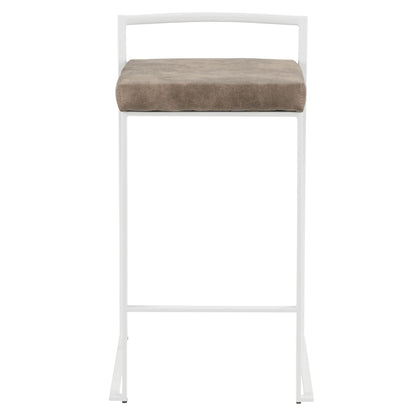 Majestic Office Furniture Stacker 26" Fixed-Height Counter Stool - Set Of 3
