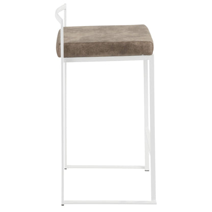 Majestic Office Furniture Stacker 26" Fixed-Height Counter Stool - Set Of 3