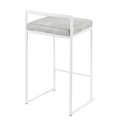 Majestic Office Furniture Stacker 26" Fixed-Height Counter Stool - Set Of 3