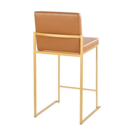 Majestic Office Furniture High Back 26" Fixed-Height Counter Stool - Set of 2
