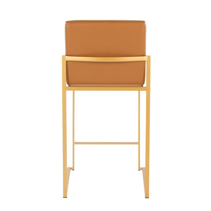 Majestic Office Furniture High Back 26" Fixed-Height Counter Stool - Set of 2
