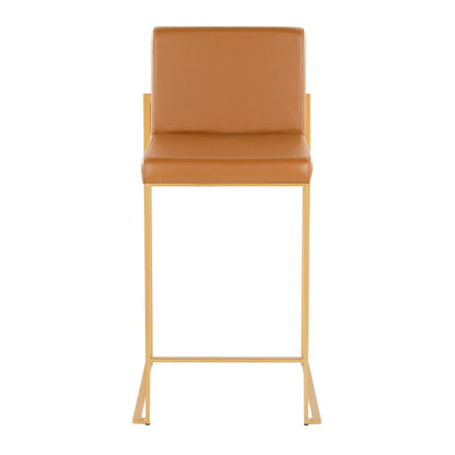 Majestic Office Furniture High Back 26" Fixed-Height Counter Stool - Set of 2
