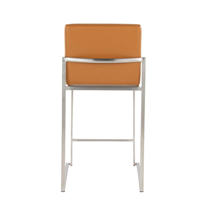 Majestic Office Furniture High Back 26" Fixed-Height Counter Stool - Set of 2