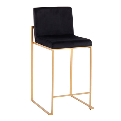 Majestic Office Furniture High Back 26" Fixed-Height Counter Stool - Set Of 3
