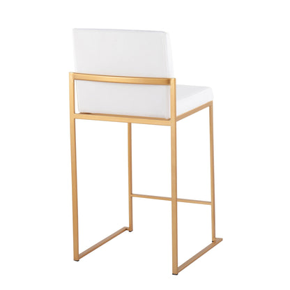 Majestic Office Furniture High Back 26" Fixed-Height Counter Stool - Set Of 3