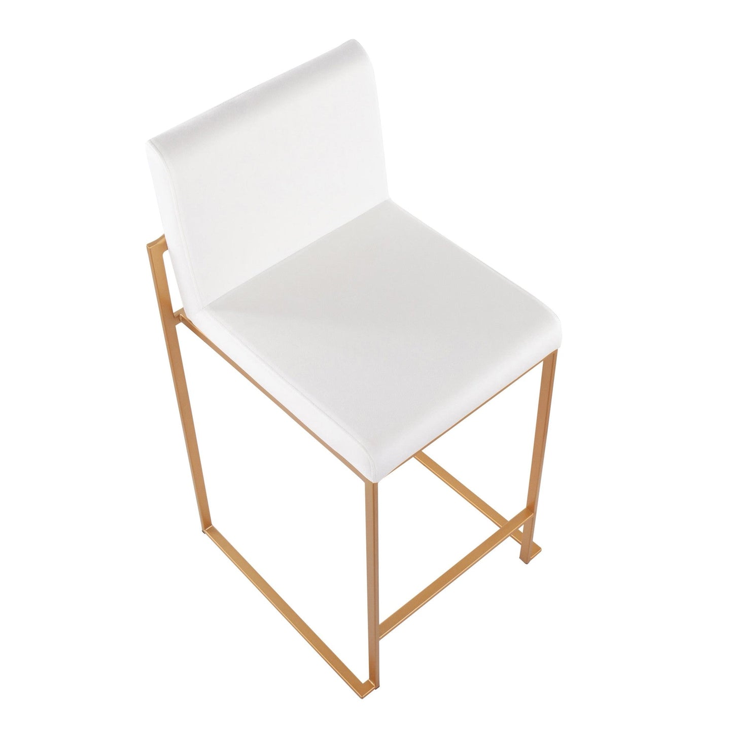 Majestic Office Furniture High Back 26" Fixed-Height Counter Stool - Set Of 3