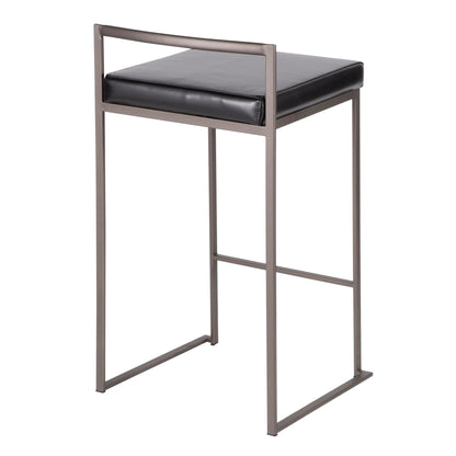 Majestic Office Furniture Stacker 26" Fixed-Height Counter Stool - Set Of 3