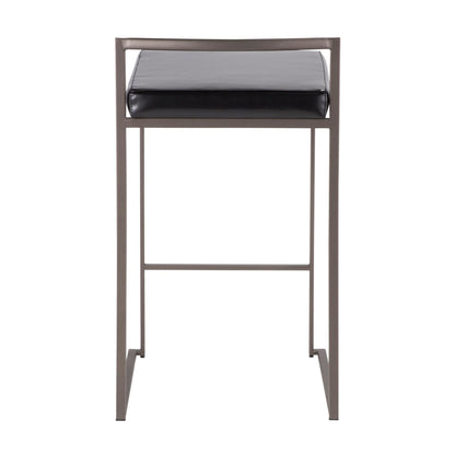 Majestic Office Furniture Stacker 26" Fixed-Height Counter Stool - Set Of 3