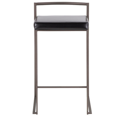 Majestic Office Furniture Stacker 26" Fixed-Height Counter Stool - Set Of 3