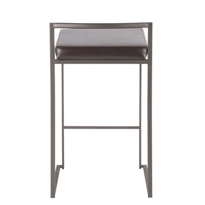 Majestic Office Furniture Stacker 26" Fixed-Height Counter Stool - Set Of 3
