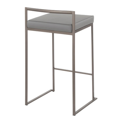 Majestic Office Furniture Stacker 26" Fixed-Height Counter Stool - Set Of 3