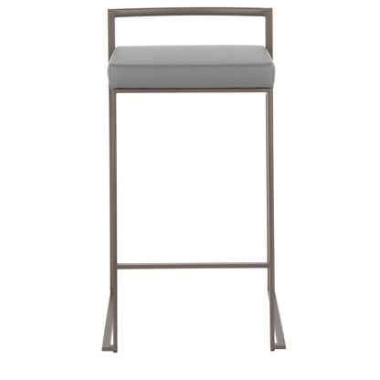 Majestic Office Furniture Stacker 26" Fixed-Height Counter Stool - Set Of 3