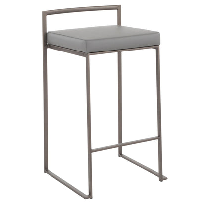 Majestic Office Furniture Stacker 26" Fixed-Height Counter Stool - Set Of 3