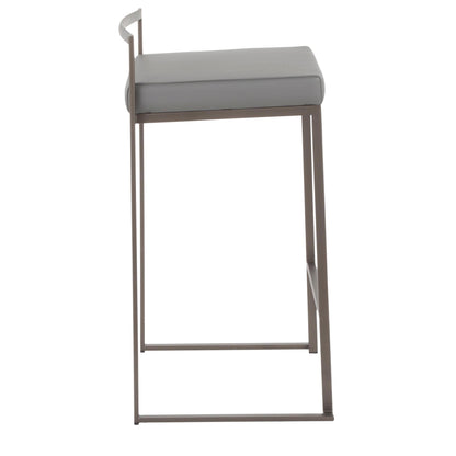Majestic Office Furniture Stacker 26" Fixed-Height Counter Stool - Set Of 3