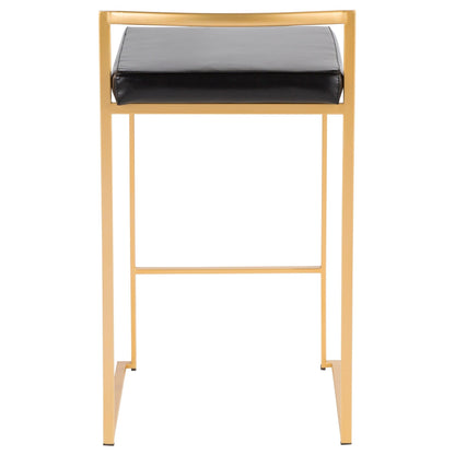 Majestic Office Furniture Stacker 26" Fixed-Height Counter Stool - Set Of 3