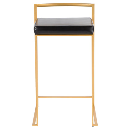 Majestic Office Furniture Stacker 26" Fixed-Height Counter Stool - Set Of 3
