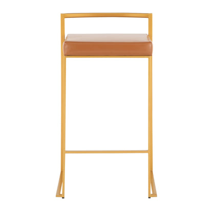 Majestic Office Furniture Stacker 26" Fixed-Height Counter Stool - Set Of 3