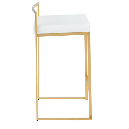 Majestic Office Furniture Stacker 26" Fixed-Height Counter Stool - Set Of 3