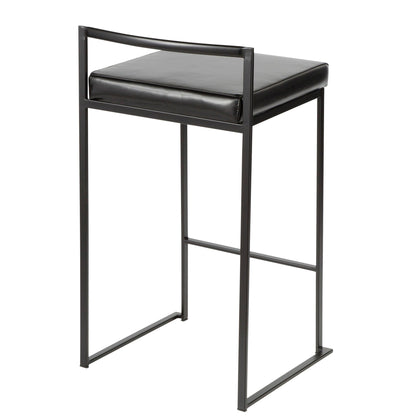 Majestic Office Furniture Stacker 26" Fixed-Height Counter Stool - Set Of 3