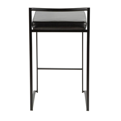 Majestic Office Furniture Stacker 26" Fixed-Height Counter Stool - Set Of 3