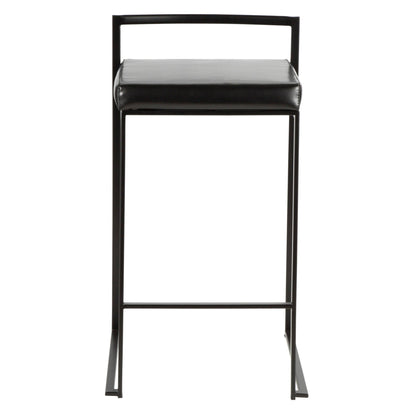 Majestic Office Furniture Stacker 26" Fixed-Height Counter Stool - Set Of 3