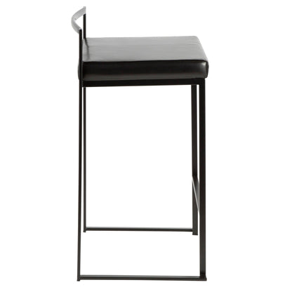 Majestic Office Furniture Stacker 26" Fixed-Height Counter Stool - Set Of 3