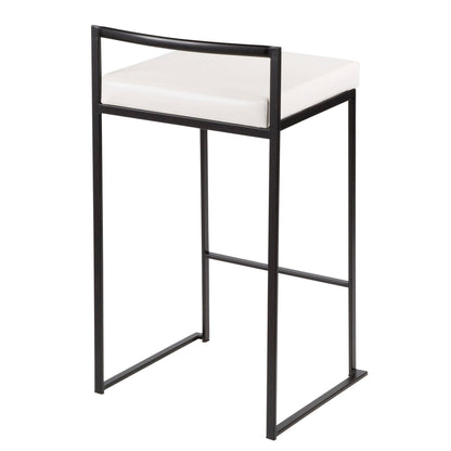 Majestic Office Furniture Stacker 26" Fixed-Height Counter Stool - Set Of 3